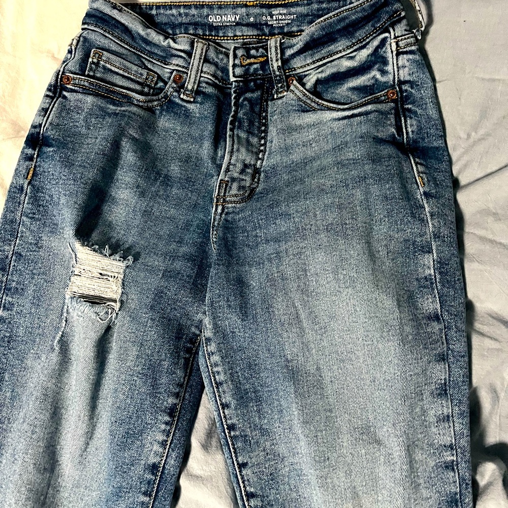 Old Navy High Rise O.G. Straight size 0